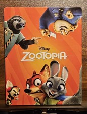 Disney's Zootopia 4K/Blu-Ray Best Buy Exclusive Steelbook, EXCELLENT CONDITION