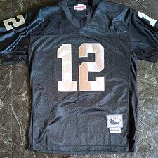Mitchell & Ness Ken Stabler #12 Oakland Raiders 1976 Throwbacks Jersey 48