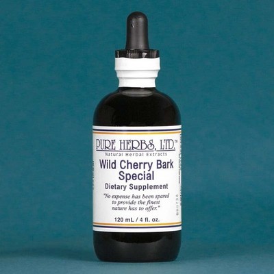 Pure Herbs: Wild Cherry Bark ''Special''  - 4 oz. (Natural Herbal Extracts)