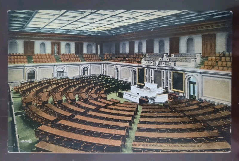Hall of Representatives, US Capitol, Washington, DC - 1907-15, Rough Edges