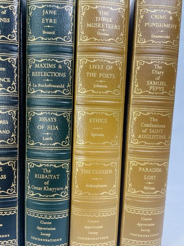 Vintage 1956 Hardcover Grolier Classics 28 Books In 7 Volumes Excellent shape! - Picture 4 of 6