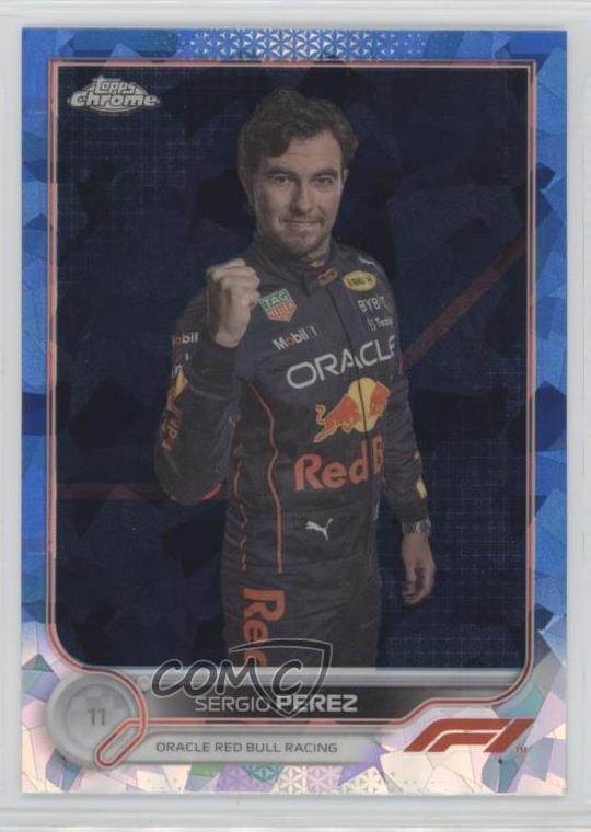 2022 Topps Chrome Sapphire Edition Formula 1 F1 Racers Sergio Perez #21 12a6