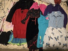 10 Piece Mixed Lot Of Girls Clothing Size 7
