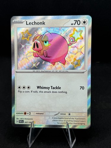 Lechonk Shiny Rare SV: Paldean Fates 207/091