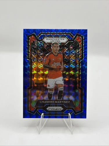 2023-24 Panini Prizm Premier League - Lisandro Martinez #40 Blue Mosaic Prizm