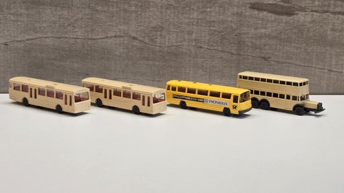WIKING Spur N 1:160 Mercedes Benz Stadtbus Linienbus Doppeldecker im Set