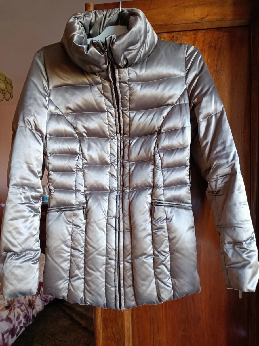 Veste Mi-longue Promod Lin Beige – Taille M – Épaulettes – Très Bon état