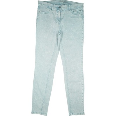 Taifun 38 L30 Jeans Hose acid blau Damen super stretch slim Leg Fit Skinny W30