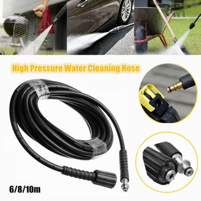 #ad Sturdy High Pressure Washer Extension Hose for Karcher K3 K4 K5 6 8 10 Meters AU $44.43