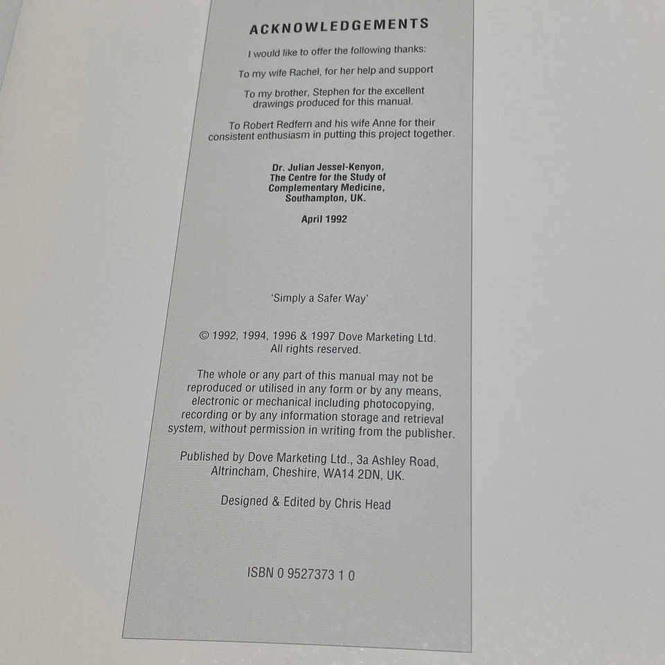 Simply a Safer Way by Dr. Julian Jessel-Kenyon Electro-Acupuncture Techniques - Image 3 of 4