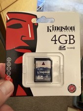 New Kingston 4GB SDHC Memory Card Class 4