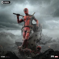 Iron Studios Deadpool Deadpool & Wolverine Movie 1/10 Scale Statue