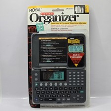 VTG ROYAL 40kb Personal Organizer Business LCD Display Electronic DM80NX