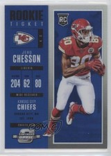2017 Panini Contenders Optic Rookie Ticket Blue Prizm 63/99 Jehu Chesson 11pj