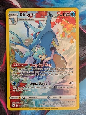 Pokémon Kingdra TCG Radiance Astral Trainer Gallery Karte TG03/TG30 Full Art Holo