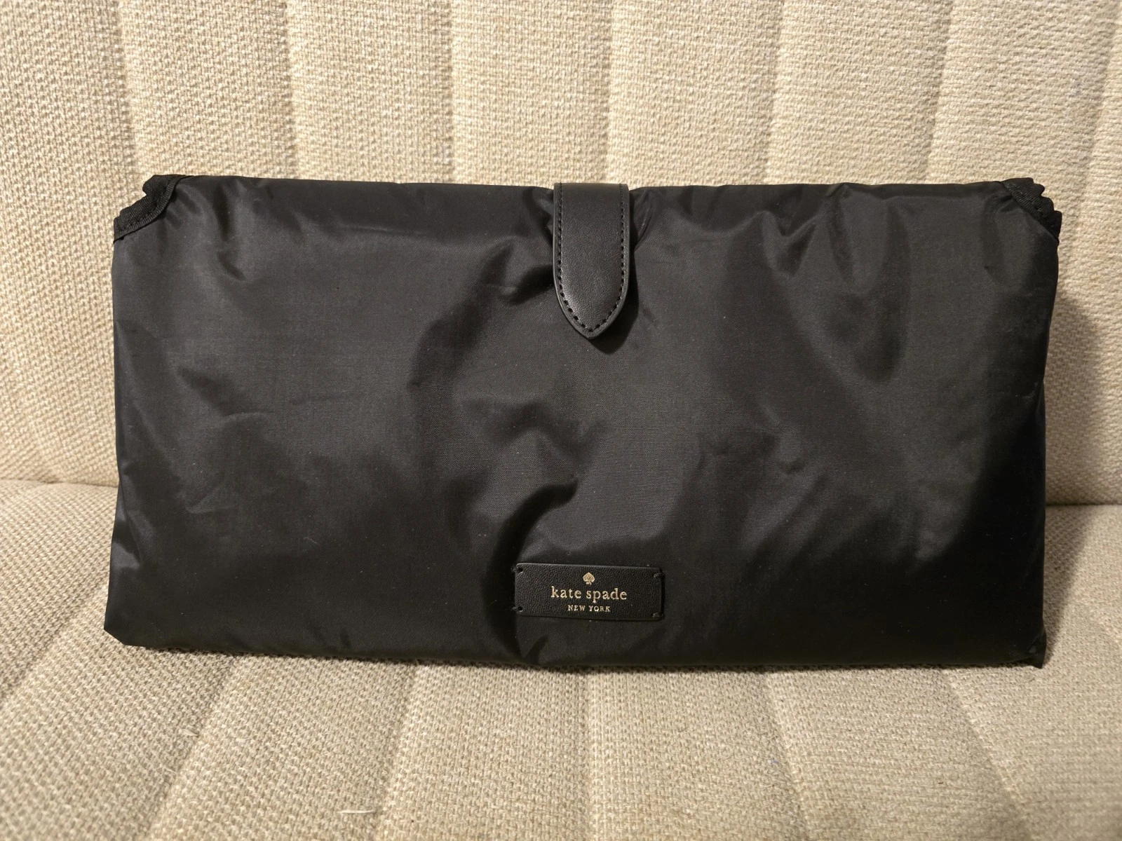 Kate Spade Diaper Changing Pad Black NWOT