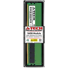 A-Tech 16GB 1Rx8 PC5-38400E DDR5 4800 MHz ECC Unbuffered UDIMM Server Memory RAM
