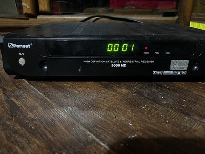 Pansat 9000 HD Digital Receiver 1080i Dolby Digital HDMI Black