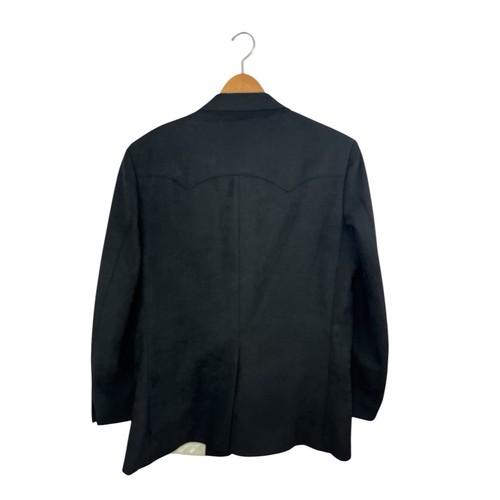 Vtg Pagano West Black Blazer Mens Western Cowboy 42 USA Embroidered Rodeo - Picture 3 of 9