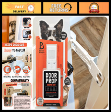 Cat Door Prop Latch Holder - Keep Doors Open for Pets, Dog-Proof Feeding Station