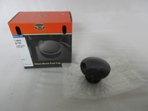 Genuine OEM Harley Davidson Sportster Dyna Road King Softail Gas Cap GLOSS BLACK