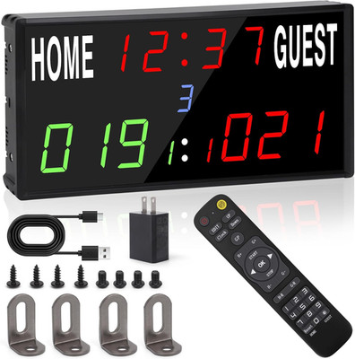 Scoreboard Electronic Digital Score Keeper with Remote Basketball Scoreboard Spo