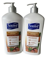 2 Suave Skin Solutions Nourishing Lotion Cocoa Shea 18 fl oz each New