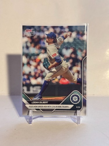 2025 Topps Now 605 Logan Gilbert