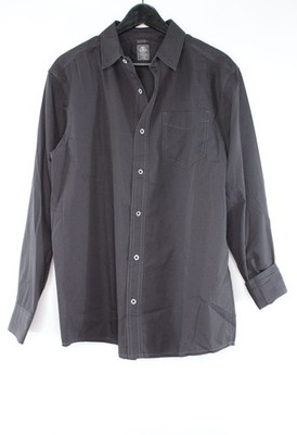 Tom Tompson Herren Hemd Gr. L Langarm Anthrazit Kariert Regular Fit #CK-40