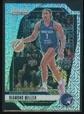 Diamond Miller 2024 Panini Prizm WNBA Mojo Prizm Jersey Number #63 1/25