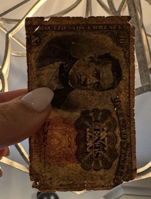 Series 1874 United States 10 Cents Bill, Fractional Currency Note - Image 3 of 3