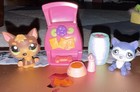 Littlest Pet Shop LPS Blue Husky and German Shepherd bundle — photo 1