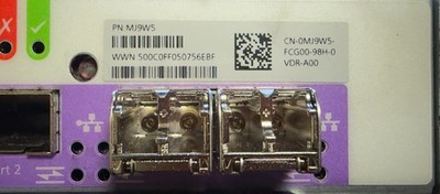 Dell MJ9W5 PowerVault ME4012 ME4024 ME4084 10GB SFP+ iSCSI 8GB Cache Controller