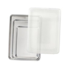 Naturals 4 Piece Set - USA Made Aluminum Commercial Quality Pans for Baking