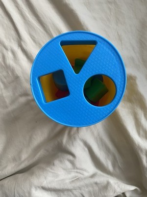 Blockpuzzle Für Kinder mit 4 Dreiecken,4 Rechtecken und 4 Zylindern