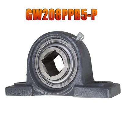 1-1/8'' Square Disc Harrow Pillow Block Bearing GW208PPB5-P Tufline TPBT60 