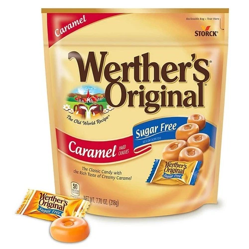 Sugar Free Caramel Hard Candies - 2ct/15.4oz image 2
