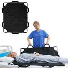 Bed Positioning Pad with Reinforced Handles, 50" X 40" Multipurpose Waterproo...