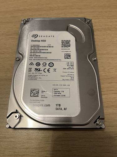 Seagate Barracuda 1TB Desktop HDD Festplatte SATA 7200 ST1000DM003 - Bild 1 von 5