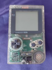 Nintendo Game Boy Pocket Clear Tested Working Console Only MGB-001 Transparent