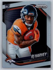 2025 Panini Select #410 RJ Harvey Silver Prizm Variation