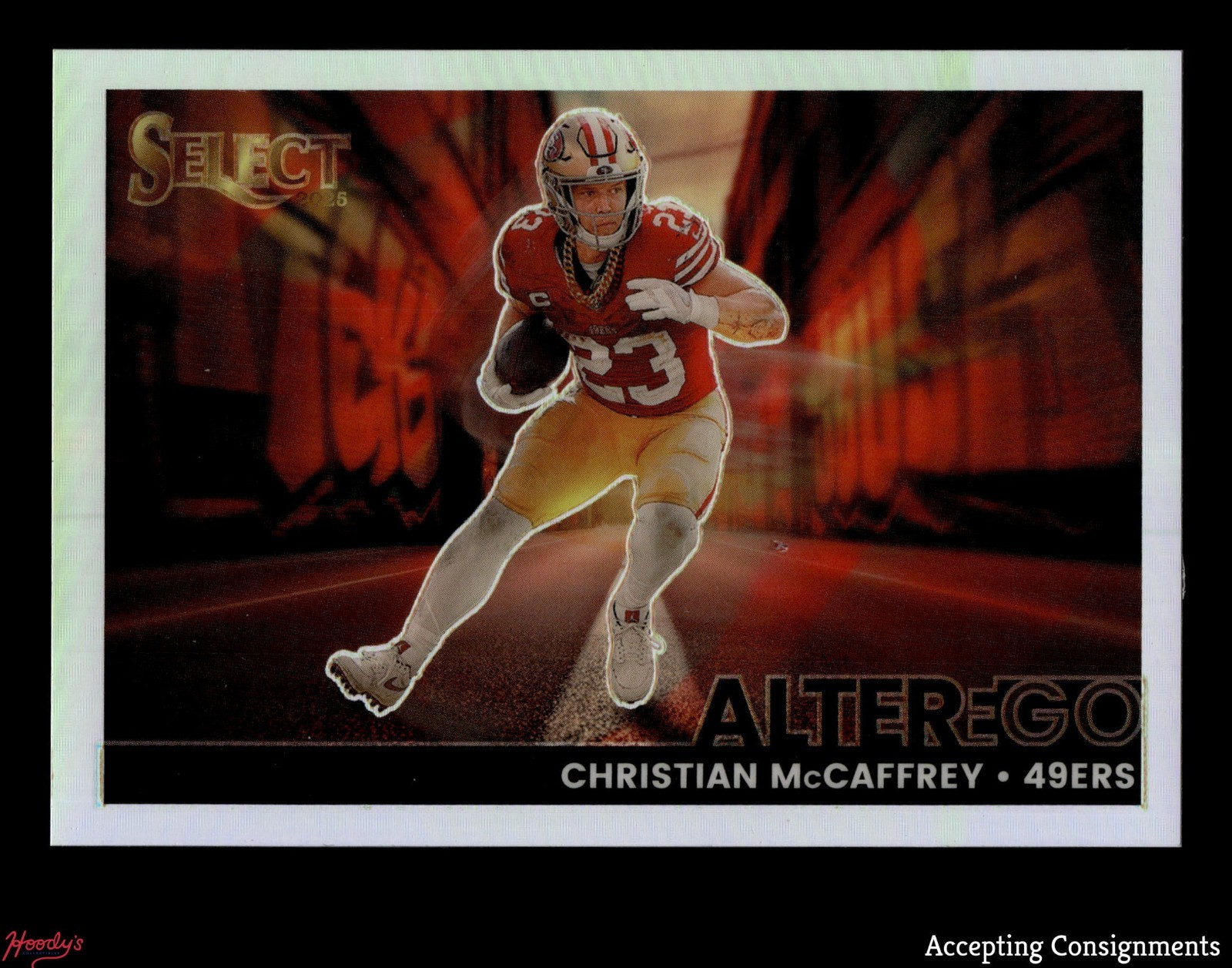 2025 Select Alter Ego #8 Christian McCaffrey SP 49ERS