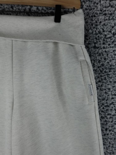 Pantalones de salón de pierna ancha SUMWON gris medio 100 % poliéster cintura alta - Imagen 3 de 15