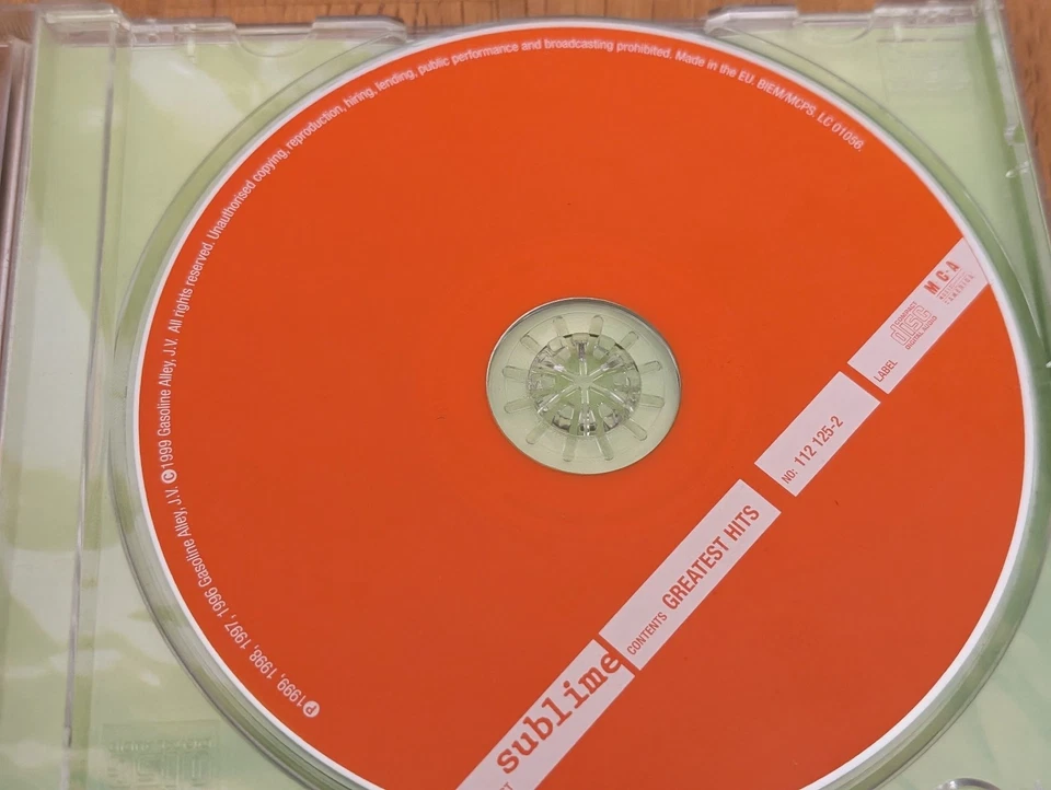 Sublime – Greatest Hits 1999 Gasoline Alley Punk Ska Close cover before striking - Bild 3 von 4