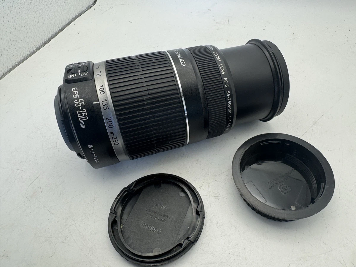 Canon EF-S 55-250mm Focal Camera Lenses for sale | eBay