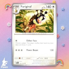 Farigiraf 155/193 Paldea Evoluto Pokemon TCG Card Incolore Singola Trading Card