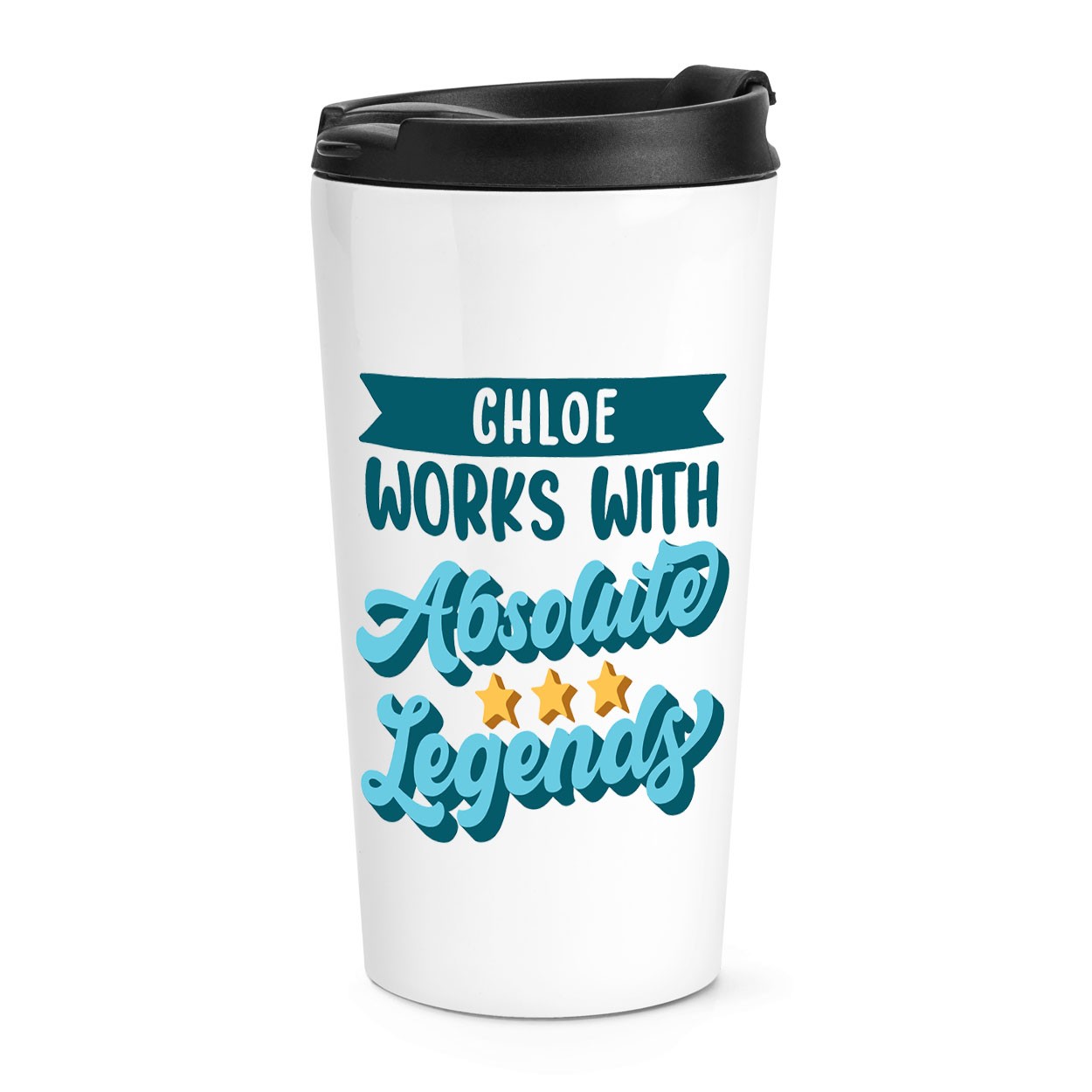 Personalised Works With Absolute Legends Travel Mug Cup Best Employee Awesome