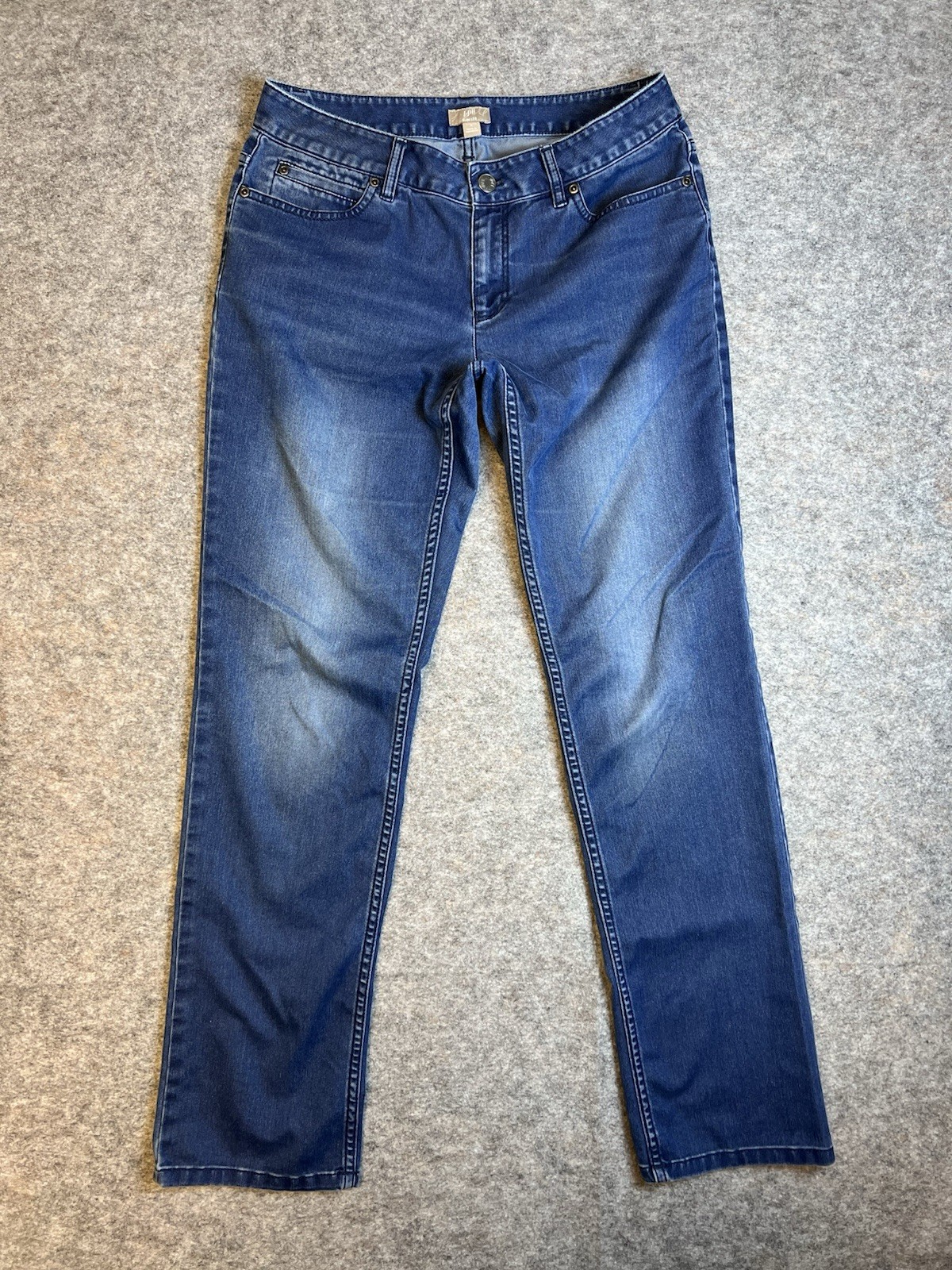 J Jill Women’s Slim Leg Jeans Stretch Size 4 Blue