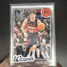 Topps 2025-26 Corey Kispert Washington Wizards Insert 1980-81 Card #80BK-13