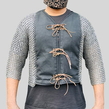 Armor Medieval Kettenhemd-Wams aus Weichstahl...